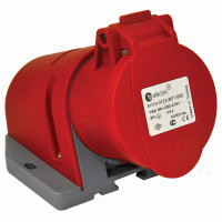 Розетка силова настінна 16А/4 (3Р+РЕ) IP44, TP electric (3122-307-1600)