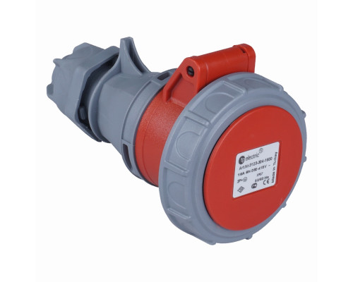 Розетка силова 16А/4 (3Р+РЕ) IP67, TP electric (3123-304-1600)