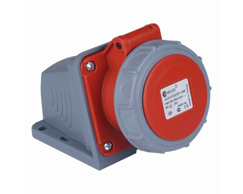 Розетка силова настінна 16А/4 (3Р+РЕ) IP67, TP electric (3123-307-1600)