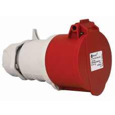 Розетка силова 16А/5 (3Р+N+РЕ) IP44, TP electric (3105-304-1601)