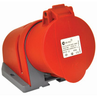 Розетка силова настінна 16А/5 (3Р+N+РЕ) IP44, TP electric (3105-307-1600)