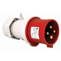Вилка силова 32А/4 (3Р+РЕ) IP44, TP electric (3126-301-1601) Вилка силова 32А/4 (3Р+РЕ) IP44, TP electric (3126-301-1601)