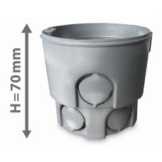 Коробка для бетону і цегли d75, h70мм, негорюча, Україна