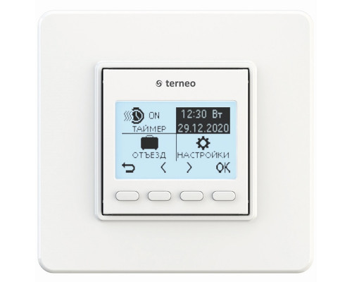 Терморегулятор тепл. підл.  Terneo PRO, 24/7, 16А, підлога 5..60 °С, повітря 5…35 °С