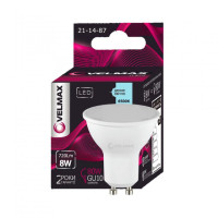 Лампа VELMAX V-MR16, 8W, 220V, GU10, 6500K, 720Lm Лампа VELMAX V-MR16, 8W, 220V, GU10, 6500K, 720Lm