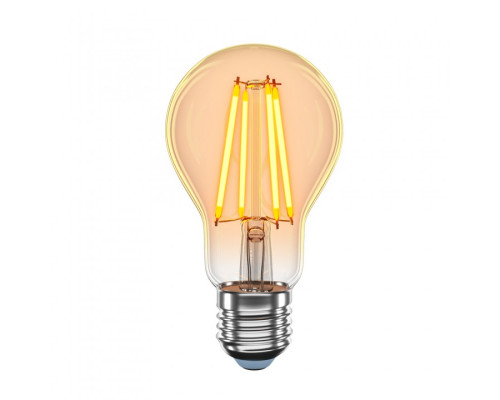 Лампа Едісона Amber-A60, 4W, E27, 2200K, 400Lm VELMAX V-Filament 21-40-15