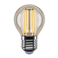 Лампа Едісона Amber-G45, 4W, E27, 2200K, 400Lm VELMAX V-Filament 21-41-45 Лампа Едісона Amber-G45, 4W, E27, 2200K, 400Lm VELMAX V-Filament 21-41-45