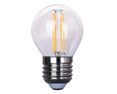 Лампа Едісона G45, 6W, E27, 4100K, 600Lm VELMAX V-Filament 21-41-52
