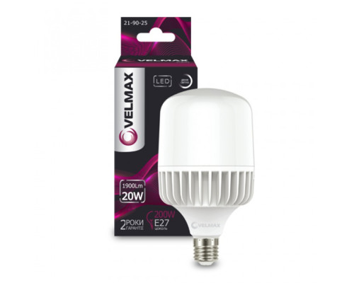 Лампа VELMAX V-A65, 20W, Е27, 6500K, 1900Lm . Лампа VELMAX V-A65, 20W, Е27, 6500K, 1900Lm .