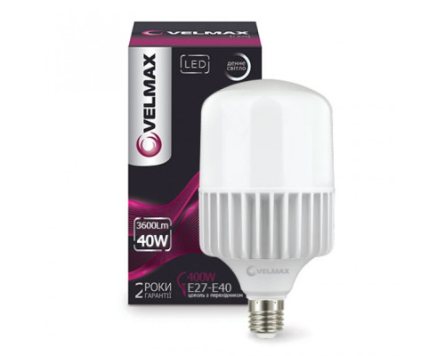 Лампа VELMAX V-A100, 40W, Е27-E40, 6500K, 3600Lm . Лампа VELMAX V-A100, 40W, Е27-E40, 6500K, 3600Lm .