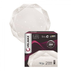 Світильник стельовий VELMAX V-CL-DIAMOND, 70W, smart, 3000K-6500K, 4900Lm, пульт ДК Світильник стельовий VELMAX V-CL-DIAMOND, 70W, smart, 3000K-6500K, 4900Lm, пульт ДК