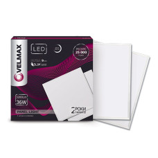Світильник офісний армстронг VELMAX V-UPS, 36W, панель, 595*595mm, 6200K, 3200Lm, з блоком жи-ня Світильник офісний армстронг VELMAX V-UPS, 36W, панель, 595*595mm, 6200K, 3200Lm, з блоком жи-ня