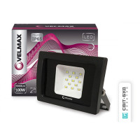 Прожектор VELMAX V-FL, 100W, 6200K, 9000Lm, 230V