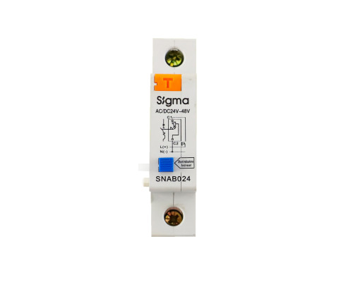 Розчіплювач незалежний для Автоматичний вим. SIGMA 4,5-6кА, AC-DC 24-48Вольт (SNAB024)
