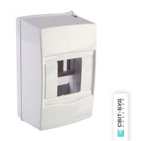 Щиток 3-4, відкр.уст, вогнестійкий, (144х92х68) "FUSE BOX" (001 027 200004 00 00).