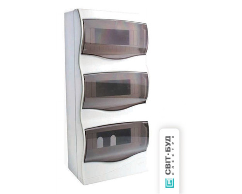 Щиток 36и, відкр.уст, (490х280х65) "MEKSBOX" (001 027 100036 00 00).