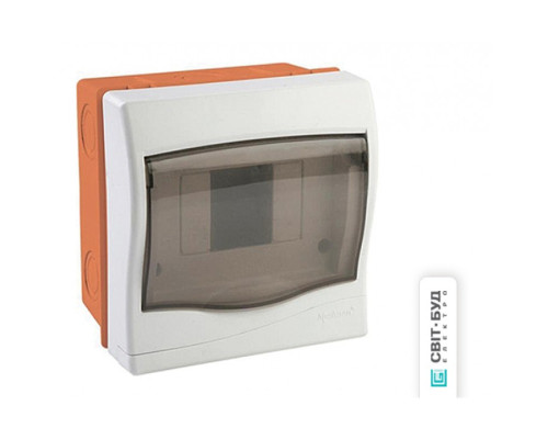 Щиток 4х, прихов.уст, (142х138х53,5) "MEKSBOX" (001 027 000004 00 00).
