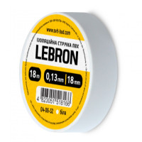 Ізострічка ПВХ Lebron 18 мм х 18м, біла Ізострічка ПВХ Lebron 18 мм х 18м, біла