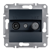 EPH3400171 Розетка TV-SAT кінцева ASFORA Антрацит (шт) EPH3400171 Розетка TV-SAT кінцева ASFORA Антрацит (шт)