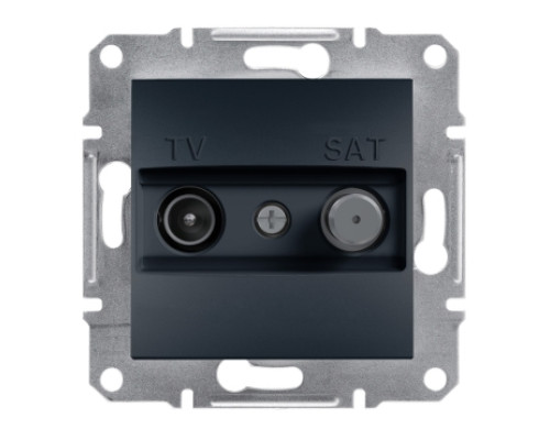 EPH3400171 Розетка TV-SAT кінцева ASFORA Антрацит (шт) EPH3400171 Розетка TV-SAT кінцева ASFORA Антрацит (шт)
