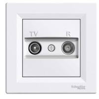 TV/R Розетка кінц (1дБ) білий ASFORA EPH3300121 TV/R Розетка кінц (1дБ) білий ASFORA EPH3300121