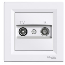 TV/R Розетка кінц (1дБ) білий ASFORA EPH3300121