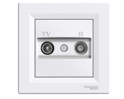 TV/R Розетка кінц (1дБ) білий ASFORA EPH3300121