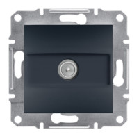 EPH3200371 Розетка TV прохідна ASFORA Антрацит 8dB (шт) EPH3200371 Розетка TV прохідна ASFORA Антрацит 8dB (шт)