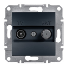 EPH3400271 Розетка TV-SAT прохідна ASFORA Антрацит (шт)