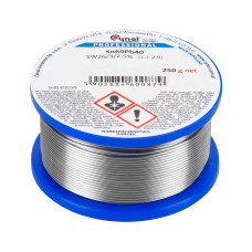 Припой з флюсом 1.5 mm/250g Cynel Sn60Pb40 (LUT0109-250) Припой з флюсом 1.5 mm/250g Cynel Sn60Pb40 (LUT0109-250)