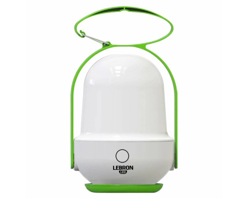 Ліхтар кемпінговий акумуляторний LEBRON L-HL-615, ABS, 3W, 2400mAh Li-Ion, USB