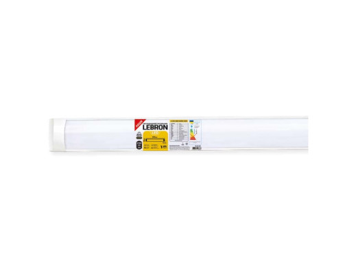 Світильник лінійний LED LEBRON L-LPO, 36W, 1200мм, 6200K, 2700Lm, шрінк Світильник лінійний LED LEBRON L-LPO, 36W, 1200мм, 6200K, 2700Lm, шрінк