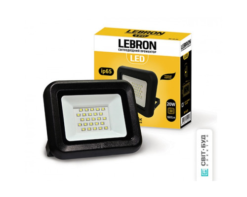 Прожектор LED LEBRON L-LF, 20W, 6200K, 1800Lm, 230V Прожектор LED LEBRON L-LF, 20W, 6200K, 1800Lm, 230V