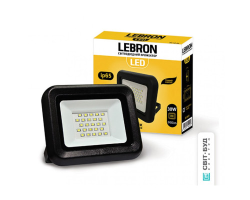 Прожектор LED LEBRON L-LF, 30W, 6200K, 2700Lm, 230V Прожектор LED LEBRON L-LF, 30W, 6200K, 2700Lm, 230V