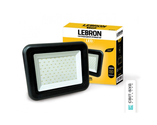 Прожектор LED LEBRON L-LF, 100W,  6200K, 9000Lm, 230V
