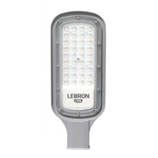 Світильник вуличний консольний LED LEBRON L-SL, 50W, SMD, 6200K, 4500Lm, ІР65 Світильник вуличний консольний LED LEBRON L-SL, 50W, SMD, 6200K, 4500Lm, ІР65