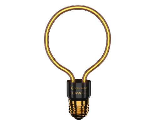 Лампа LED VELMAX V-Filament-Decor-Груша, 4W, E27, 2700K, 260Lm Лампа LED VELMAX V-Filament-Decor-Груша, 4W, E27, 2700K, 260Lm