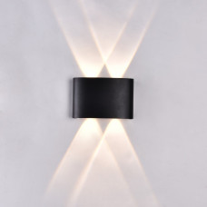 Світильник фасадний вуличний чорний LED VELMAX V-CTL-WL-005*4, 4W, 3000K, 240Lm, IP54 Світильник фасадний вуличний чорний LED VELMAX V-CTL-WL-005*4, 4W, 3000K, 240Lm, IP54