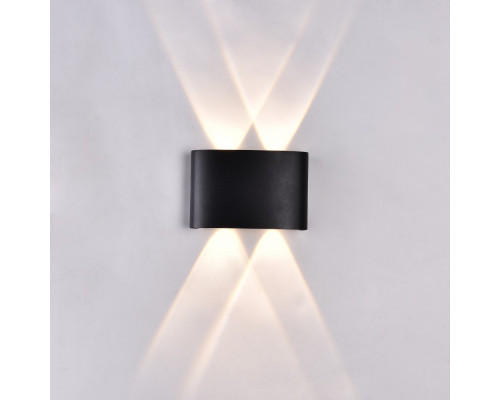 Світильник фасадний вуличний чорний LED VELMAX V-CTL-WL-005*4, 4W, 3000K, 240Lm, IP54 Світильник фасадний вуличний чорний LED VELMAX V-CTL-WL-005*4, 4W, 3000K, 240Lm, IP54