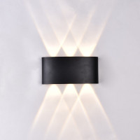 Світильник фасадний вуличний чорний LED VELMAX V-CTL-WL-005*6, 6W, 3000K, 360Lm, IP54 Світильник фасадний вуличний чорний LED VELMAX V-CTL-WL-005*6, 6W, 3000K, 360Lm, IP54