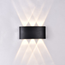 Світильник фасадний вуличний чорний LED VELMAX V-CTL-WL-005*6, 6W, 3000K, 360Lm, IP54 Світильник фасадний вуличний чорний LED VELMAX V-CTL-WL-005*6, 6W, 3000K, 360Lm, IP54