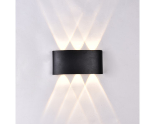 Світильник фасадний вуличний чорний LED VELMAX V-CTL-WL-005*6, 6W, 3000K, 360Lm, IP54