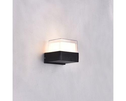 Світильник фасадний вуличний чорний LED VELMAX V-CTL-WL-004, 5W, 3000K, 300Lm, IP54 Світильник фасадний вуличний чорний LED VELMAX V-CTL-WL-004, 5W, 3000K, 300Lm, IP54