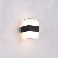 Світильник фасадний вуличний чорний LED VELMAX V-CTL-WL-004*2, 10W, 3000K, 600Lm, IP54 Світильник фасадний вуличний чорний LED VELMAX V-CTL-WL-004*2, 10W, 3000K, 600Lm, IP54