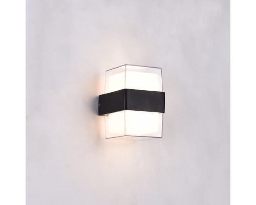 Світильник фасадний вуличний чорний LED VELMAX V-CTL-WL-004*2, 10W, 3000K, 600Lm, IP54 Світильник фасадний вуличний чорний LED VELMAX V-CTL-WL-004*2, 10W, 3000K, 600Lm, IP54