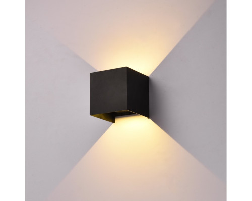 Світильник фасадний вуличний чорний LED VELMAX V-CTL-WL-009, 8W, 3000K, 300Lm, IP54 Світильник фасадний вуличний чорний LED VELMAX V-CTL-WL-009, 8W, 3000K, 300Lm, IP54