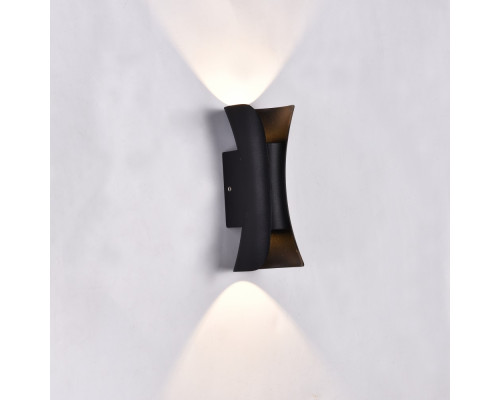 Світильник фасадний вуличний чорний LED VELMAX V-CTL-WL-001, 6W, 3000K, 200Lm, IP54, чорний Світильник фасадний вуличний чорний LED VELMAX V-CTL-WL-001, 6W, 3000K, 200Lm, IP54, чорний