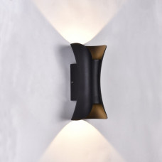 Світильник фасадний вуличний чорний LED VELMAX V-CTL-WL-001, 10W, 3000K, 380Lm, IP54, чорний Світильник фасадний вуличний чорний LED VELMAX V-CTL-WL-001, 10W, 3000K, 380Lm, IP54, чорний
