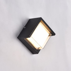 Світильник фасадний вуличний чорний LED VELMAX V-CTL-WL-007, 9W, 3000K, 600Lm, IP54 Світильник фасадний вуличний чорний LED VELMAX V-CTL-WL-007, 9W, 3000K, 600Lm, IP54