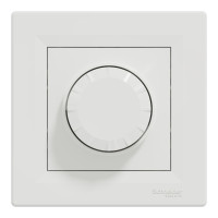 Світлорегулятор поворотний LED, RC 3-370 Вт, Білий, Asfora, EPH6800121 Світлорегулятор поворотний LED, RC 3-370 Вт, Білий, Asfora, EPH6800121